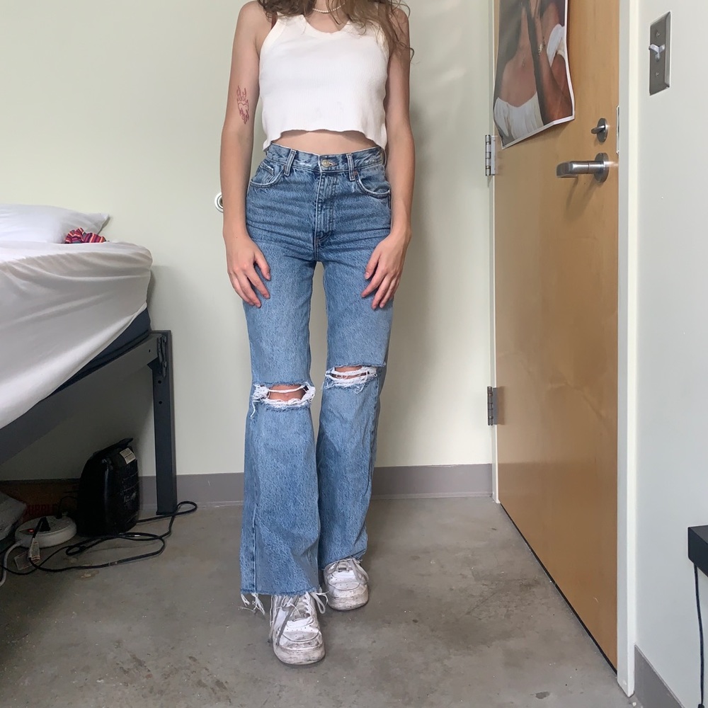 Zara wide leg jeans